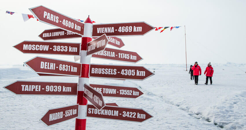 Die Nordpole der Erde