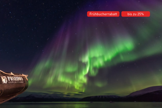 Nordlichter im Scoresbysund: Ostgrönland
