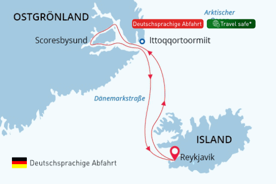 Destination map