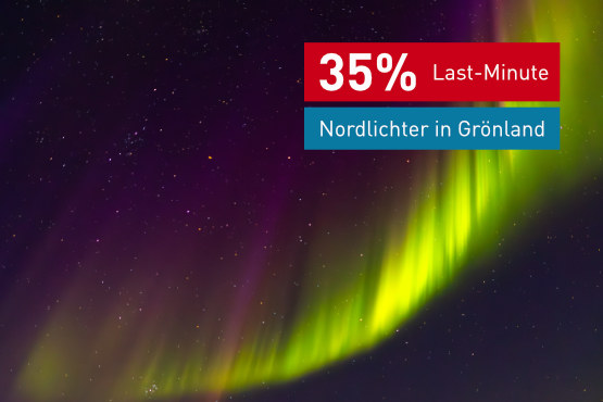 Nordlichter im Scoresbysund: Ostgrönland