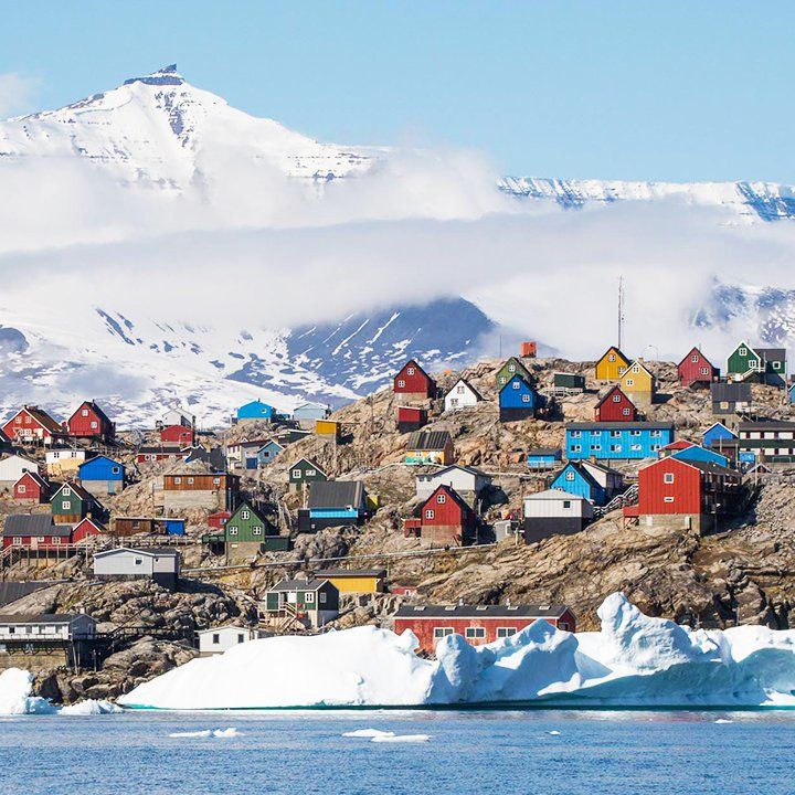 Arktis. Westgrönland. INUIT SIEDLUNGEN