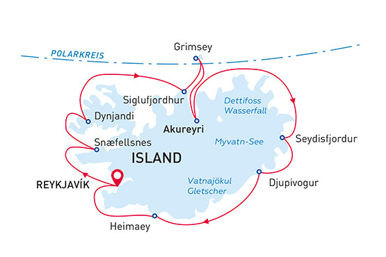 Destination map