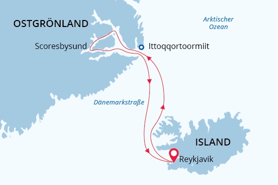 Destination map