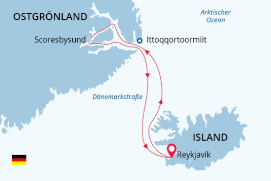 Destination map