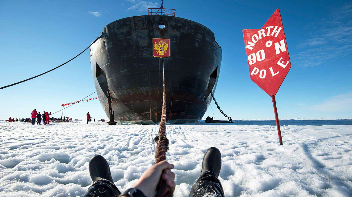 90 Grad Nord: Der Nordpol ist das Ziel der Eisbrecher Expedition der Extraklasse